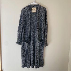 Hollister duster cardigan sweater size medium